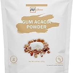 mGanna Gum Acacia/Gum Arabic/Acacia Senegal Powder | Natural Prebiotic Fiber | Food & Cosmetic Grade 227gm / 0.5lbs-image-42