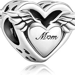 925 Sterling Silver Heart Charm for Bracelets, Necklaces, Valentine's Day, Mother's Day-image-43