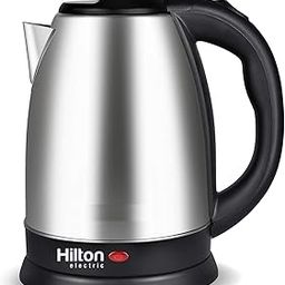 Hilton Electric Amaze Electric Kettle with Stainless Steel Body, used for boiling Water, making tea and coffee, instant noodles, soup etc. 1400 Watt (Silver) (1.5 Litre)-image-20
