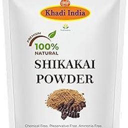 Khadi 100% Pure & Organic Shikakai Powder (Acacia concinna) – Natural Ayurvedic Hair Cleanser for Hair Growth, Dandruff Control & Scalp Health – 100g-picture-36