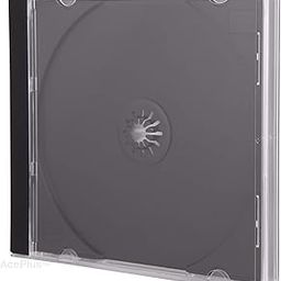 AcePlus 10 Standard CD Jewel Cases - Clear Case with Assembled Single Black Tray; 10 Pieces-image-11