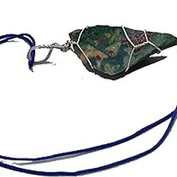 Pendant Wire wrapped Bloodstone Wire Wrapped Necklace Copper jewelry Charm pendant-image-42