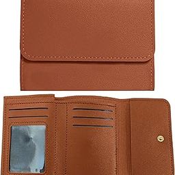 Women's Wallet -Stylish and Compact Purse Clutch Wallet for Women, Stylish Card Coin Holder, Debit Card Holder, Money Organizer and Travel Wallet for Women with 7 Slots (Brown)-image-51