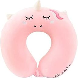AGC Pillow for Neck, Unicorn Neck Pillow A Unique Product Range Polyester Memory Foam U-Shaped Neck Support Pillow with Washable Cover for Adults and Kids (Color-Pink) (Pack of 1)-picture-20