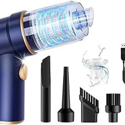 Serplex® 2 in 1 Car Vacuum Cleaner & Air Blower, 120W 9800Pa Cordless Vacuum Cleaner Handheld Vacuum Cleaner with LED Light and Multi-Nozzles, Portable Vacuum Cleaner for Car, Home, Office, Pet-image-10