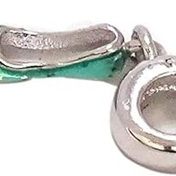 Stylish and Cool Silver 925 Pure Sterling Silver Belly with Pearl Charm Fits for Bracelets/Anklets/Chain for Women, Girls and Boys-image-29