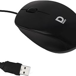 Dell Exclusive Wired Mouse DS111-Black with USB Type A Connector, 1200DPi, Lightweight-11