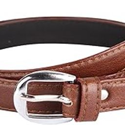 Women's Brown PU leather belt-51