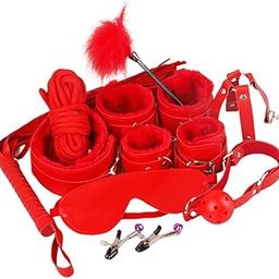 HEAVENGLOW 10Pieces Exotic Accessories SM for Women/Games Red-image-29