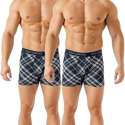 Mens Innerwear Combo Pack | Checked Cotton Lycra Quick Dry Breathable Anti Bacterial Trunks with Odor Resistant Comfort (White Black)-picture-23
