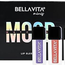 BELLAVITA Mini Lip Gloss Set of 3 | 2ml each | Gift Set | Color Changing Based on pH | Glossy Finish | Hydrating & Non-sticky | Lip Gloss for Women | Gift Set for Women-38