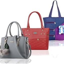 Gorgeous Stylish Handbags For Women Combo Pack of 3| style - 46 Women's Handbags-image-14