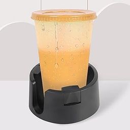Multifunction Drink Holder Anti Overflow for Desktop Bedside Table Black-27