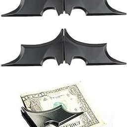 Mens Alloy Money Clip Classic Cash Credit Card Holder Money Organizer Black-image-38