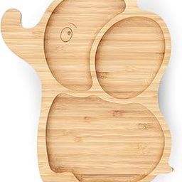 PURELY MAMA Trunkie - The Elephant Bamboo Suction Plate for Toddlers & Kids | BPA-Free, Plastic-Free | Eco-Friendly Weaning Plate | Organic, Non-Toxic | Secure Silicone Base | Fun & Safe Dining-picture-11