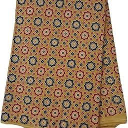 Versatile Ajrakh Print Cotton Fabric - Clothing, For Shirt, Kurta, Shalwar, Gown, Suit, Blouse, Palazzo Pants, Home Decor - Designer, Eco-friendly"-image-79