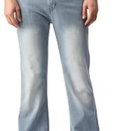 paris hamilton Men Bootcut Fit Stretchable Bellbottom Denim Jeans-picture-47