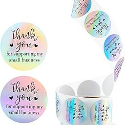 Packaging Materials for Small Business, Thank You Stickers for Small Business, Waterproof Vinyl Roll of Appreciation Tags for Packaging, Thank You Cards and Return Gifts, 1 Foot/2.5 cm Wide-image-90