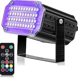 FlareMore 48 LEDs Halloween Strobe Light, Mini Portable Sound Activated Flash Stage Light, Speed Control for Indoor Dance Disco DJ Parties, Christmas, Wedding-image-34
