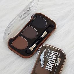3 in 1 Eyebrow Powder Cake Eyebrow Palette |Travel-Friendly Eyebrow Palette With Blendable Colors For Face Makeup | Long Lasting & Waterproof | (9g)-image-50