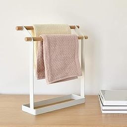 ARHAT ORGANIZERS Hand Towel Stand 2-Tier Free Standing Towel Holder for Washbasin & Kitchen | Hand Towel Holder for Bathroom, Countertop & Vanity | Napkin, Towel Drying Stand (White)-image-34