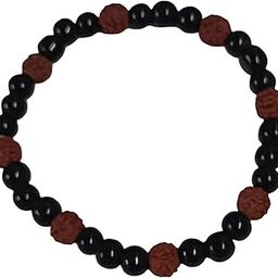 Powerful Rudraksha Bracelet for Men & Women – 12 Piece Set | Natural Rudraksha & Black Onyx Beads | Spiritual Energy Bracelet for Meditation, Protection & Style | Unisex Kada Stretchable-image-70