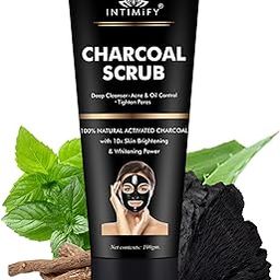INTIMIFY Charcoal Peel Off Mask | Removes Blackheads and Whiteheads | Anti Pollution | For Men & Women (100 gm)-picture-14