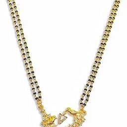 Long Mangalsutra Designs V name mangalsutra letter pendant alphabet gold name mangalsutra design/ personalised wife husband name couple name mangalsutra design Love Birds Necklace Designs (27 inches)-image-80