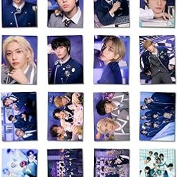 Stray Kids Photocards Pack of 16 (8 x 11 cm) | Stray Kids Magic School Photocards |Stray Kids Posters | Pinterest Wall Posters | K-Pop Posters | K-Pop Photocards | K-Pop Merch | (Pack of 16)-image-55