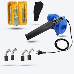 Hillgrove HGCM349M1 800W-18000RPM Electric Air Blower and Suction Dust Cleaner for AC/Computer/Home with 5in1 Screwdriver and Carbon Brushes Gun Dust Cleaning Forward Curved Air Blower (Corded Vacuum)-image-59
