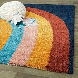 SS CARPETS Handmade 3D Edge Collection Super Soft Microfiber & Polyester Silk Touch Square Rugs, Size 4 x 4 feet Design 11-image-4