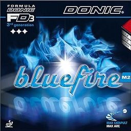 DONIC Blue Fire M2 Table Tennis Rubber, Colour - Black-image-35
