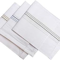 Mens Formal Cotton Handkerchief in Multi Color with colorful stripes-image-8