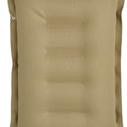 RAV Soft Cotton Travelling Air Pillow, Compact and Lightweight Pillow, Easy to Carry, Neck Support headrest Pillow During Travelling in Bus, Train,Flight. (Pack of 1) Brown-20