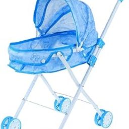 Enakshi (LABEL) Creations Mini Foldable Baby Push Cart Pushchair Stroller Pretend Play Toys BlueToys & Hobbies|Preschool Toys & Pretend Play| Preschool & Pretend Play-30