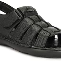Men's Geniune Leather Stylish Padding Slipper | Casual & Comfortable Sandals-picture-34