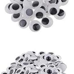 MERISHOPP®2 Bag Self-Adhesive Wiggle Eyes Scrapbooking Kid Crafts Moving Eyes|Crafts | Multi-Purpose Craft Supplies | Crafting Pieces | Wiggle Eyes-image-4