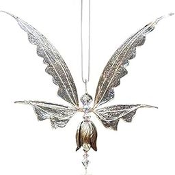 LR Decor Fairy Wings Crystals Suncatcher Sun Catcher Hanging Window Clear-image-14