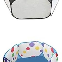 BNF® 2pcs Foldable Play Pen Cage for Hamster Rabbit Guinea Pig Gerbil Mice|Pet Supplies | Small Animal Supplies | Cages & Enclosure|2 Pieces Small Animal Play Pen Cages-image-32