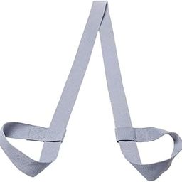 SAZ DEKOR Cotton Yoga Mat Strap Pilates Mat Carrier Fitness Stretchy Loop Grey-image-59