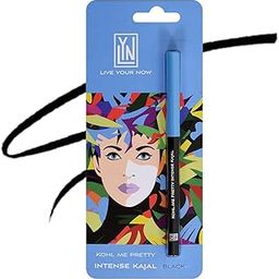 LYN Kohl Me Pretty Intense Kajal Pencil, Smudge Proof, Waterproof, Long Lasting Upto 8Hr Stay - Semi Matt Finish (Pack of 1)-image-38