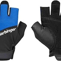 Harbinger Training Grip 2.0 Weightlifting Gloves, Unisex, Polyester-Leather Construction (Blue, L)-image-69