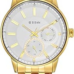 Regalia Quartz Analog White Dial Stainless Steel Strap Watch for Men-NS9441YM01/NT9441YM01-picture-8