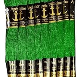 Anchor Cotton Skeins - Embroidery Threads Cross Stitch/Longstitch (00229) Pack of 10-picture-30