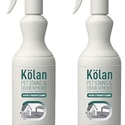 Kolan Pet Stains and Odour Remover 700ml | Combo Pack of 2 | Organic Multi Enzyme Formula | Suitable for All Types of Leather, Leatherette, Fabric, Carpet, Curtains and Plastic Surfaces-image-17
