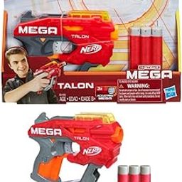 Nerf Mega Talon Blaster - Includes 3 Official AccuStrike Nerf Mega Darts - for Kids, Teens, Adults-23