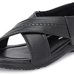 Men's Synthetic Leather Sandals-image-2