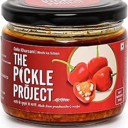 The Pickle Project - Dalle Khursani 300g | Hot & Spicy Sikkim Dalle Chilli Pickle | Preservatives Free | Homemade Fiery Red Chilli Pickle | Authentic Taste of Darjeeling-image-60