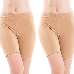 Amkr Fashion Sports Solid Women Beige Cycling Shorts ()_APS-BT-001A Beige 36 2-image-23