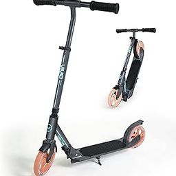 Jaspo Vivid Kick Scooter 175Mm Pu Wheels, Weight Limit 120 Kg,Rear Brakes,Rubber Grip Surface,for Tar Roads,3 Size Adjustments for Kids Youth & Adults (Vivid, Grey)-image-45